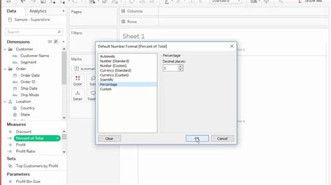 Creating a percentage with a calculated field in .